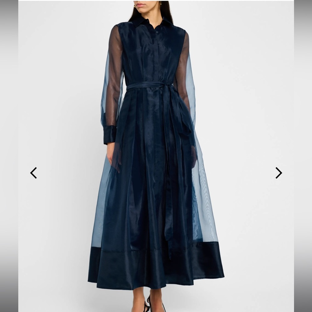 SIMKHAI "Montgomery" maxi shirtdress